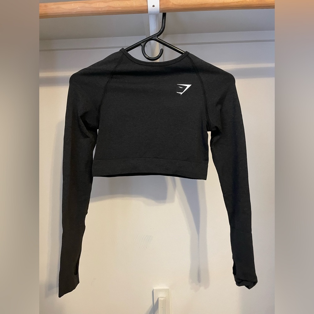 GYMSHARK Original Vital Seamless Long Sleeve Crop S
